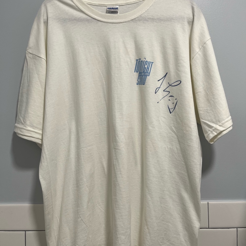 Signed “Jay Leno Tonight Show” Tee Shirt